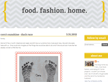 Tablet Screenshot of foodfashionhome.com